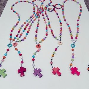 Hand Beaded Rosaries 1 piece
